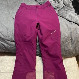 Spyder Woman’s Me GTX Pants in color Raisin size 4